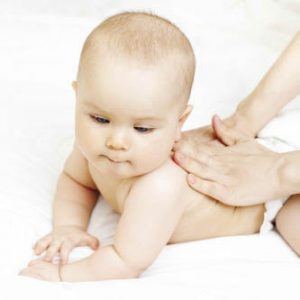 baby benefiting from chiropractic care