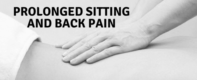 Prolonged Sitting and Back Pain